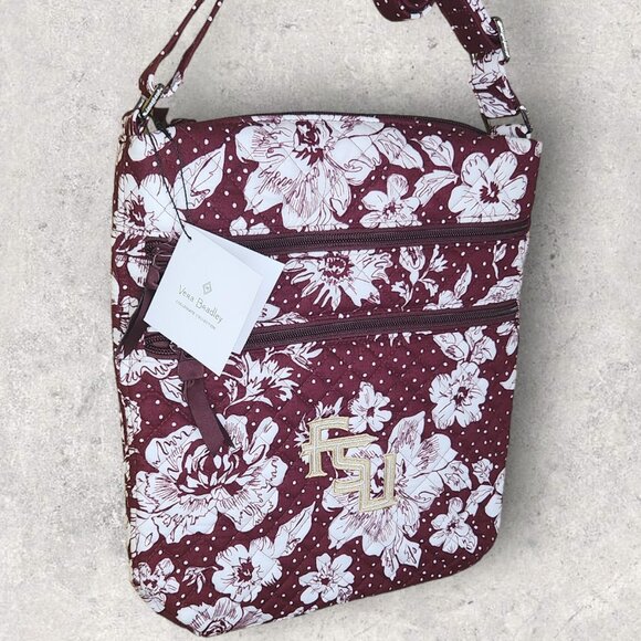 Vera Bradley Collegiate Crossbody - Florida State University - NWT - FSU - Picture 2 of 8